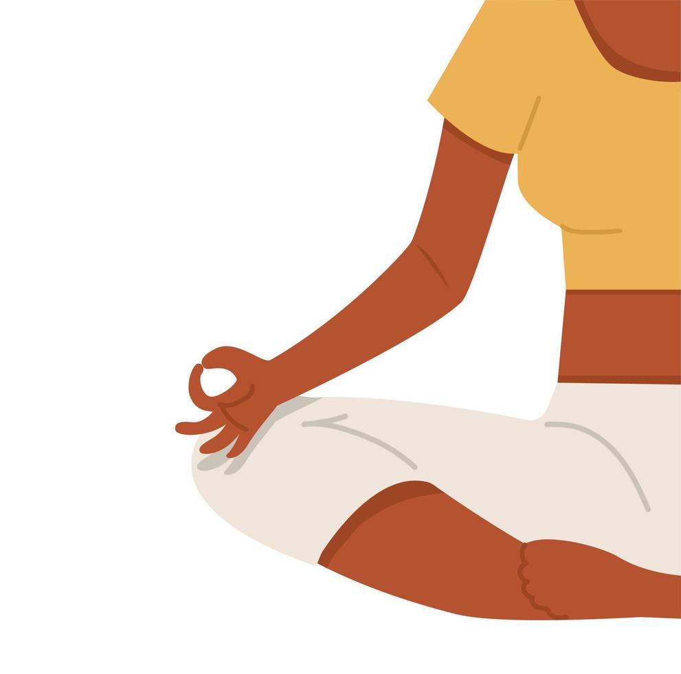 People Practice Of Yoga  background vector