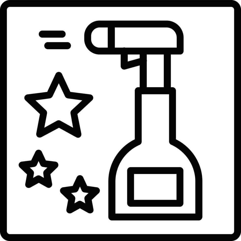 Cleaning Spray  Vector Line Icon