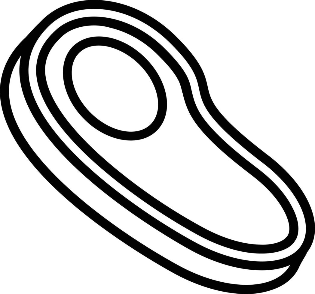 Meat Vector Line icon