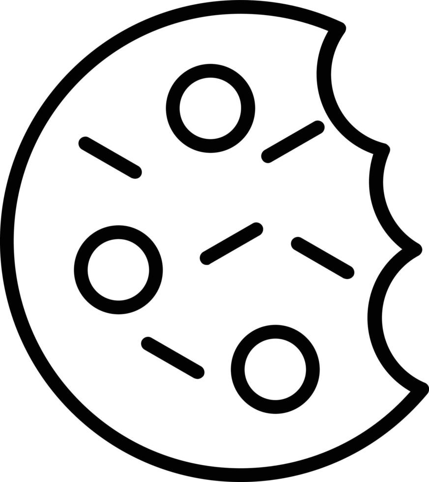 Cookies Vector Line Icon