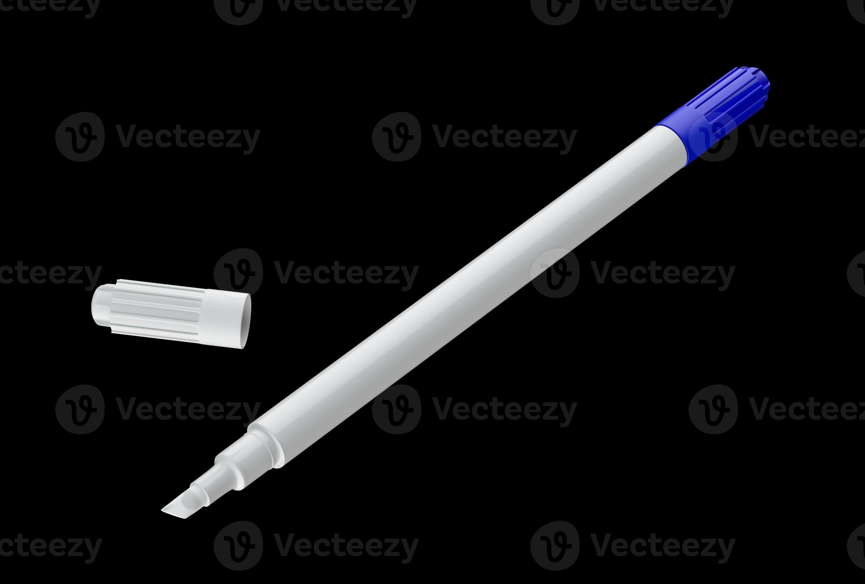 Ink remover pen, Correction pen isolated on Black background hand writing  mistakes 3d illustration 8897546 Stock Photo at Vecteezy