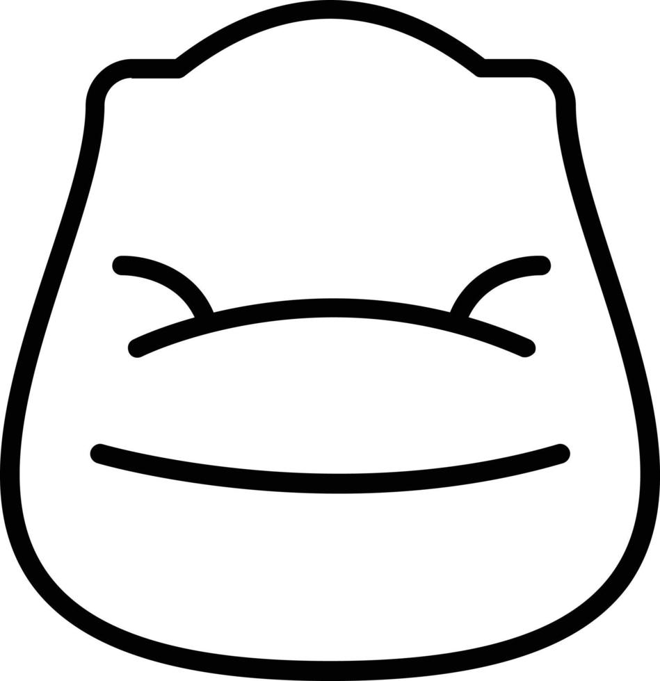 Beanbag Vector Line Icon