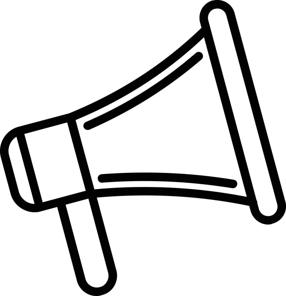 Megaphone Vector Line Icon