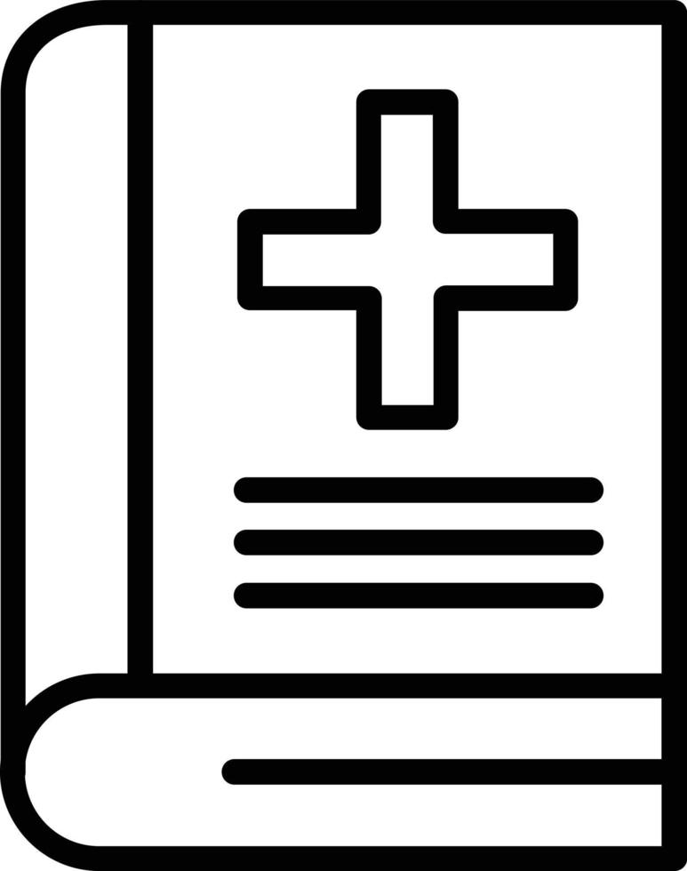 Book Vector Line Icon