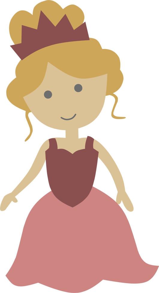 Cute princes collection vector