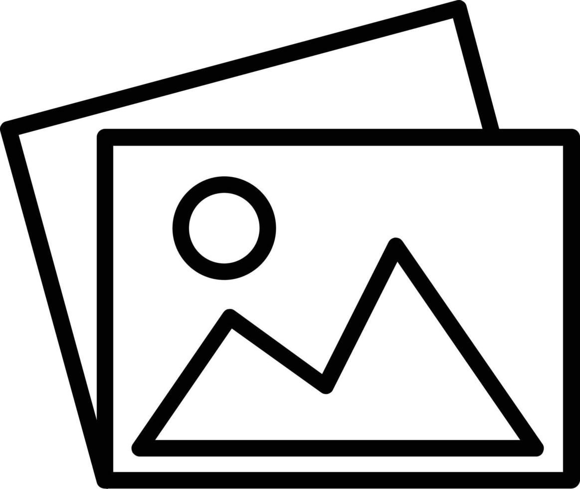 Image Vector Line Icon