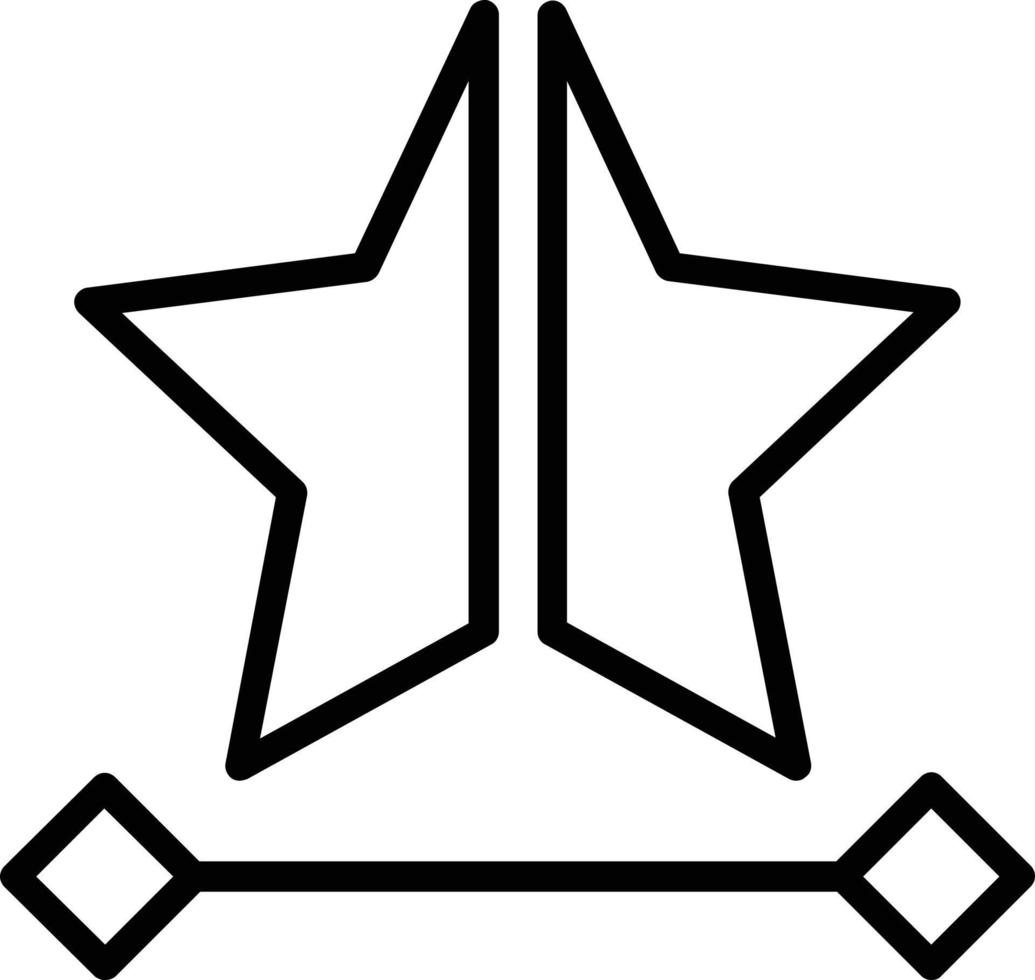 Half Vector Line Icon