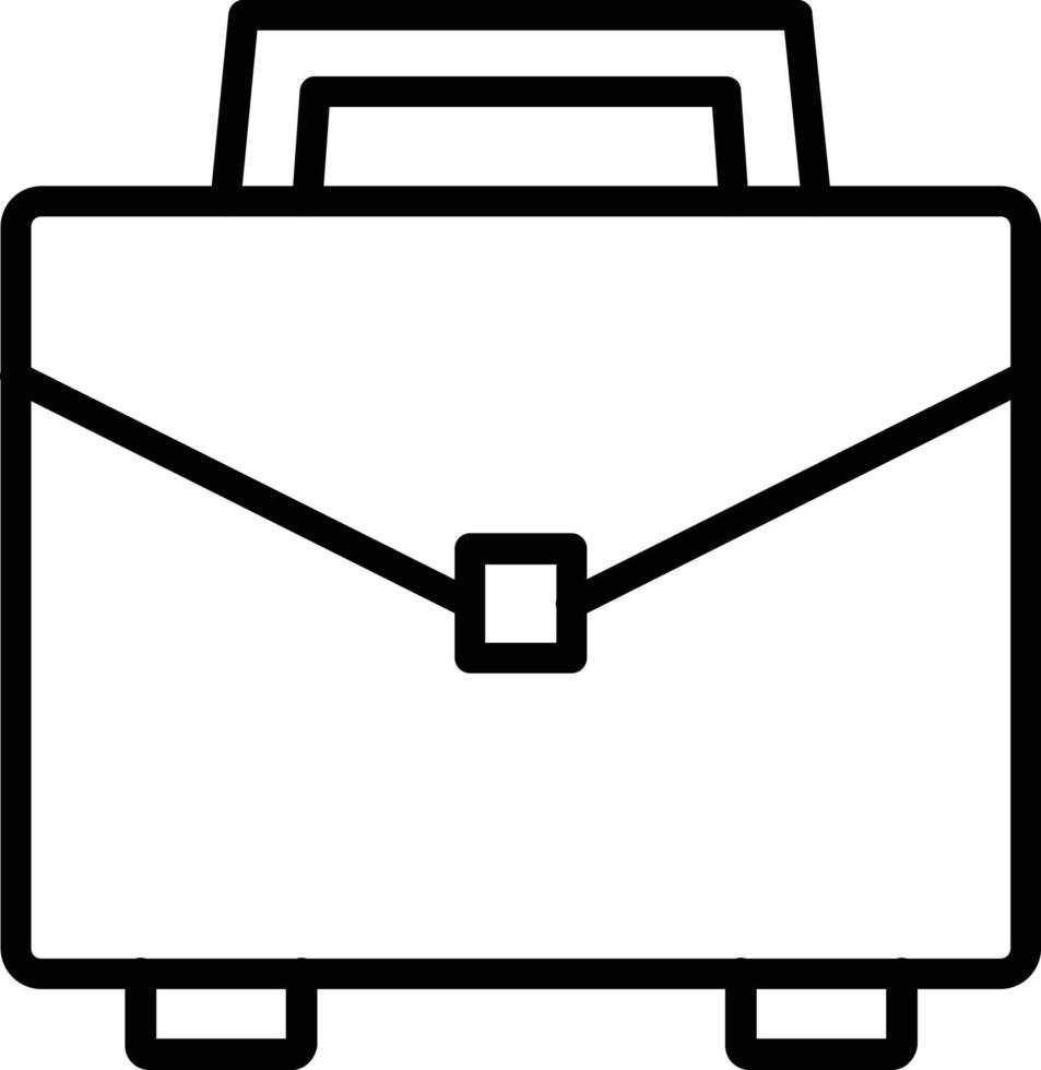 Briefcase Vector Line Icon