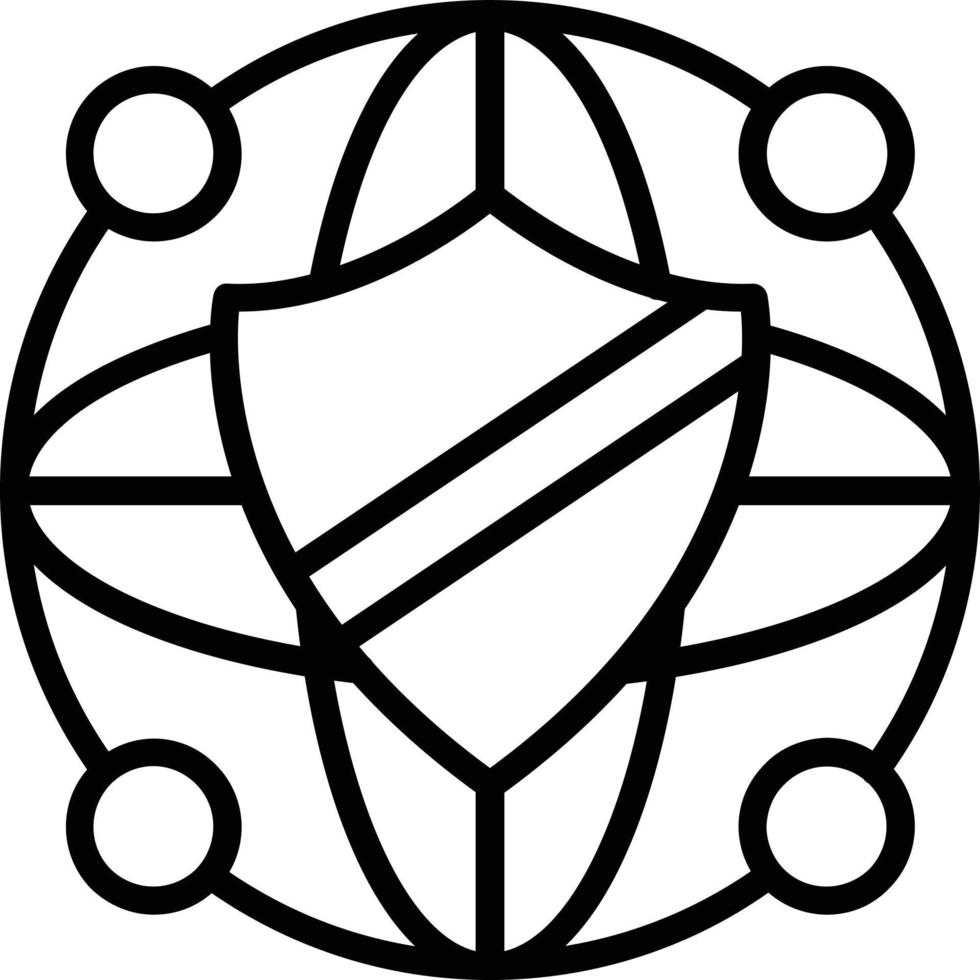 Network Vector Line Icon