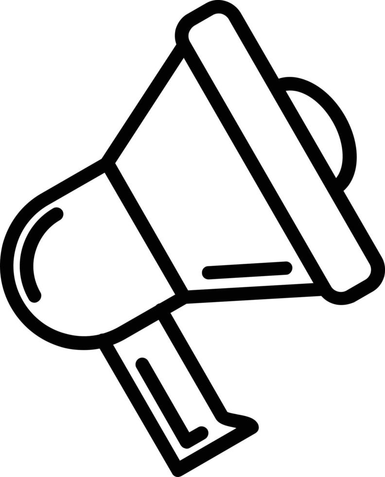 Megaphone Vector Line Icon