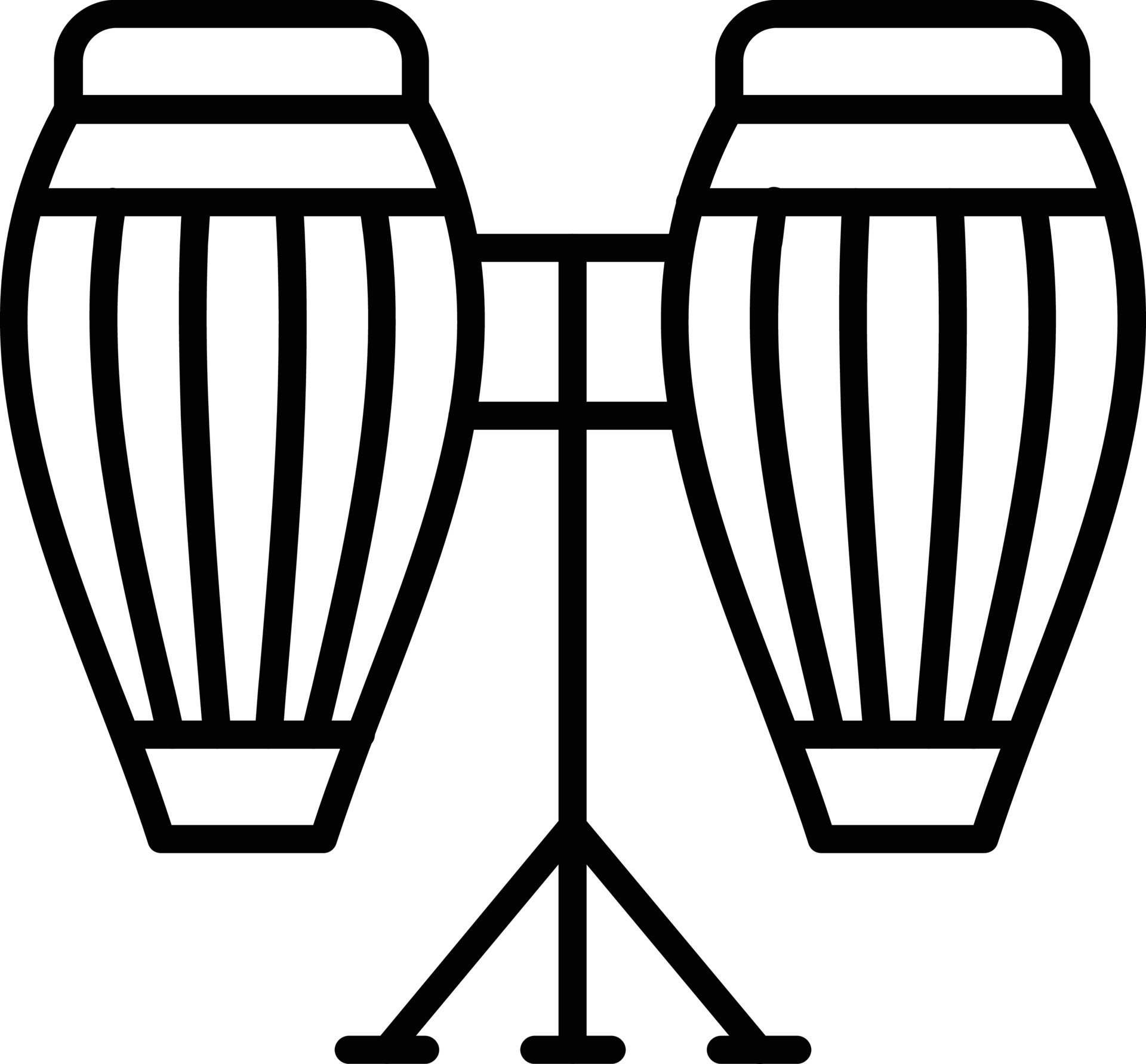 Conga Vector Line Icon 8898605 Vector Art at Vecteezy