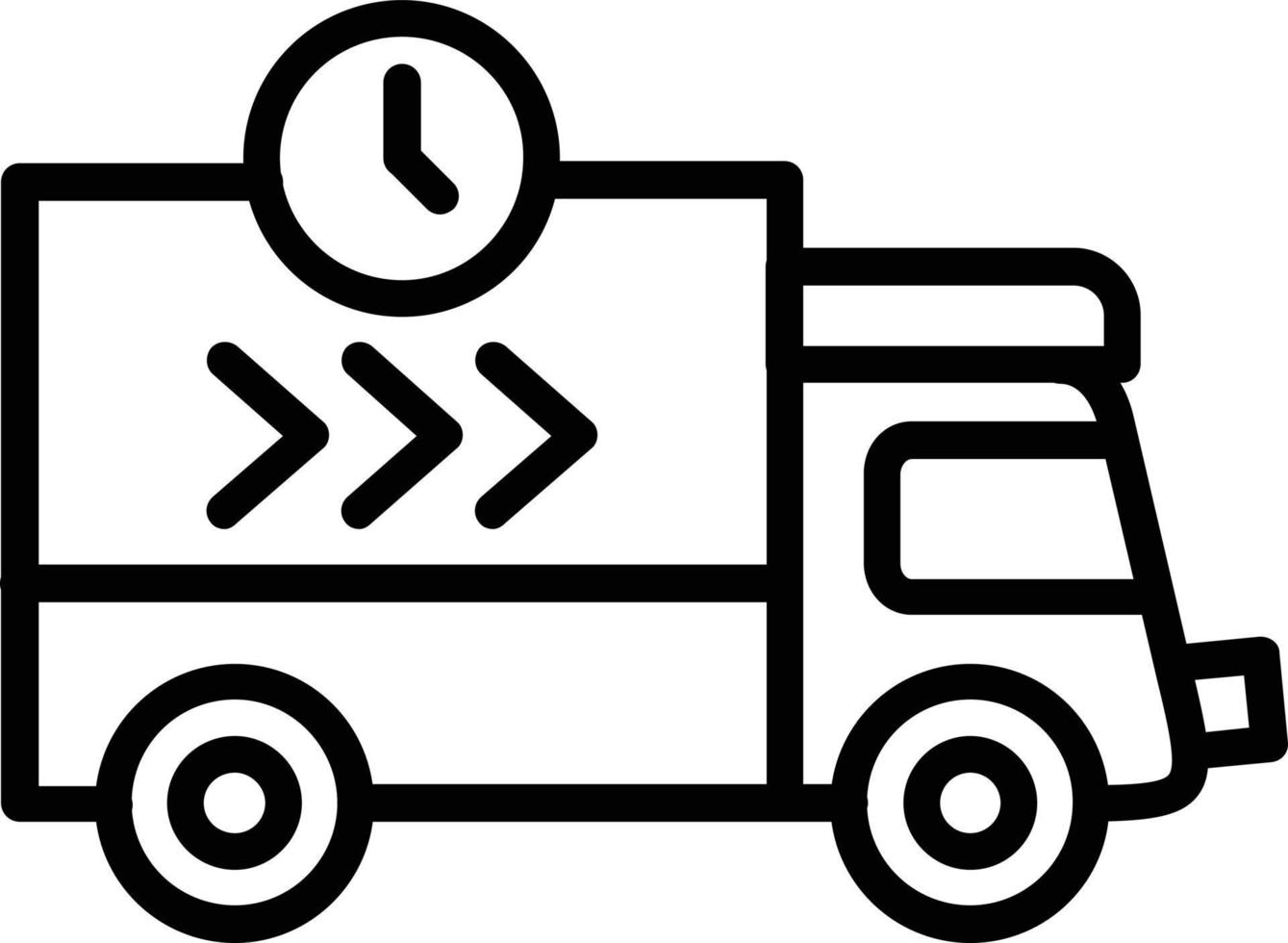 Delivery Vector Line Icon