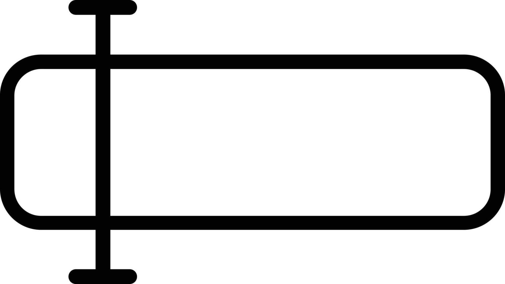 Text Field Vector Line Icon