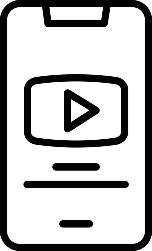 Social Media Vector Line Icon