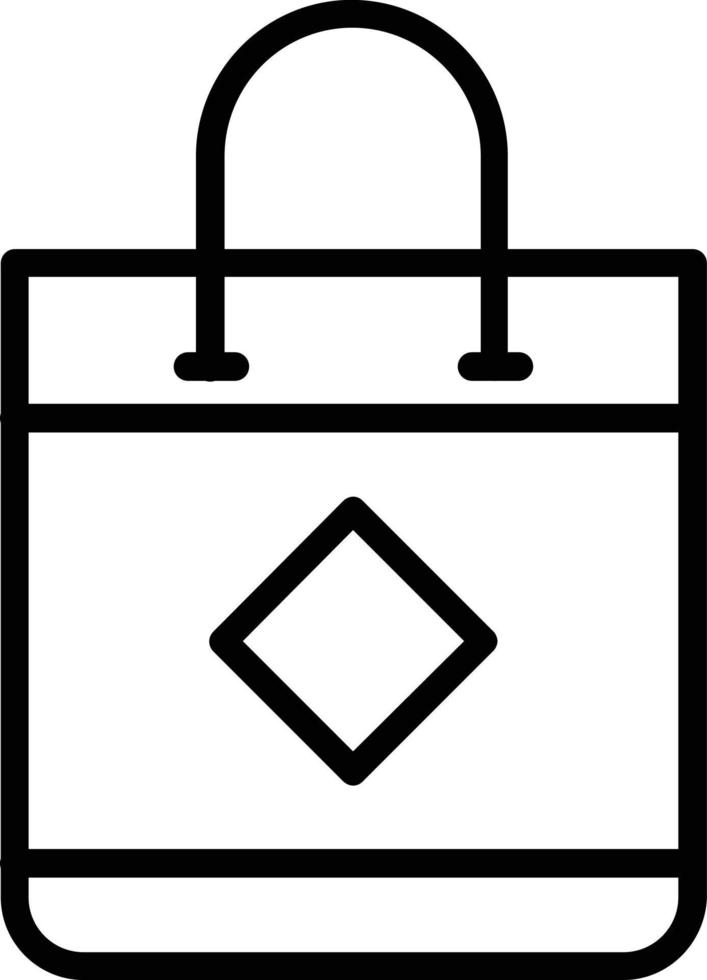 Bag Vector Line icon