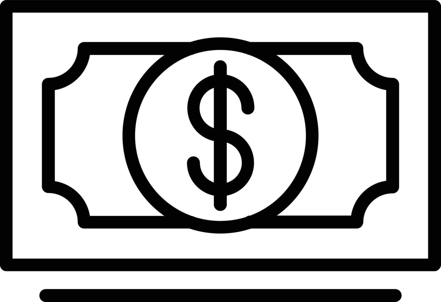 Money Vector Line Icon