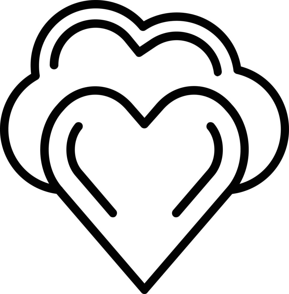 Heart  Vector Line Icon