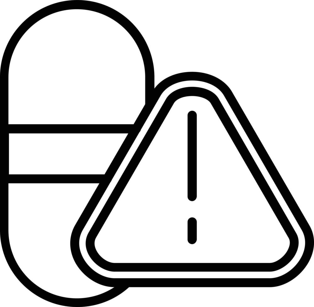 Overdose Vector Line Icon