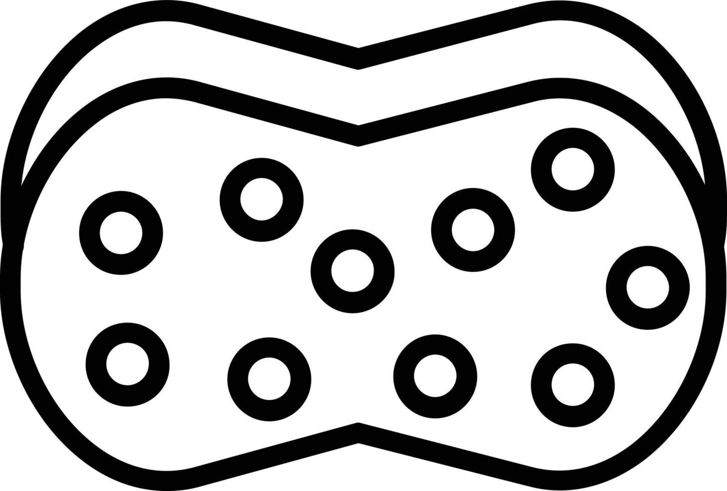 Sponge Vector Line Icon