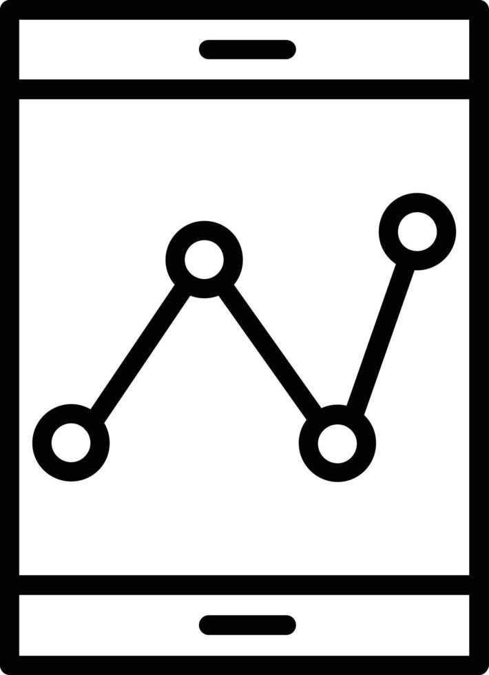 Chart Vector Line Icon