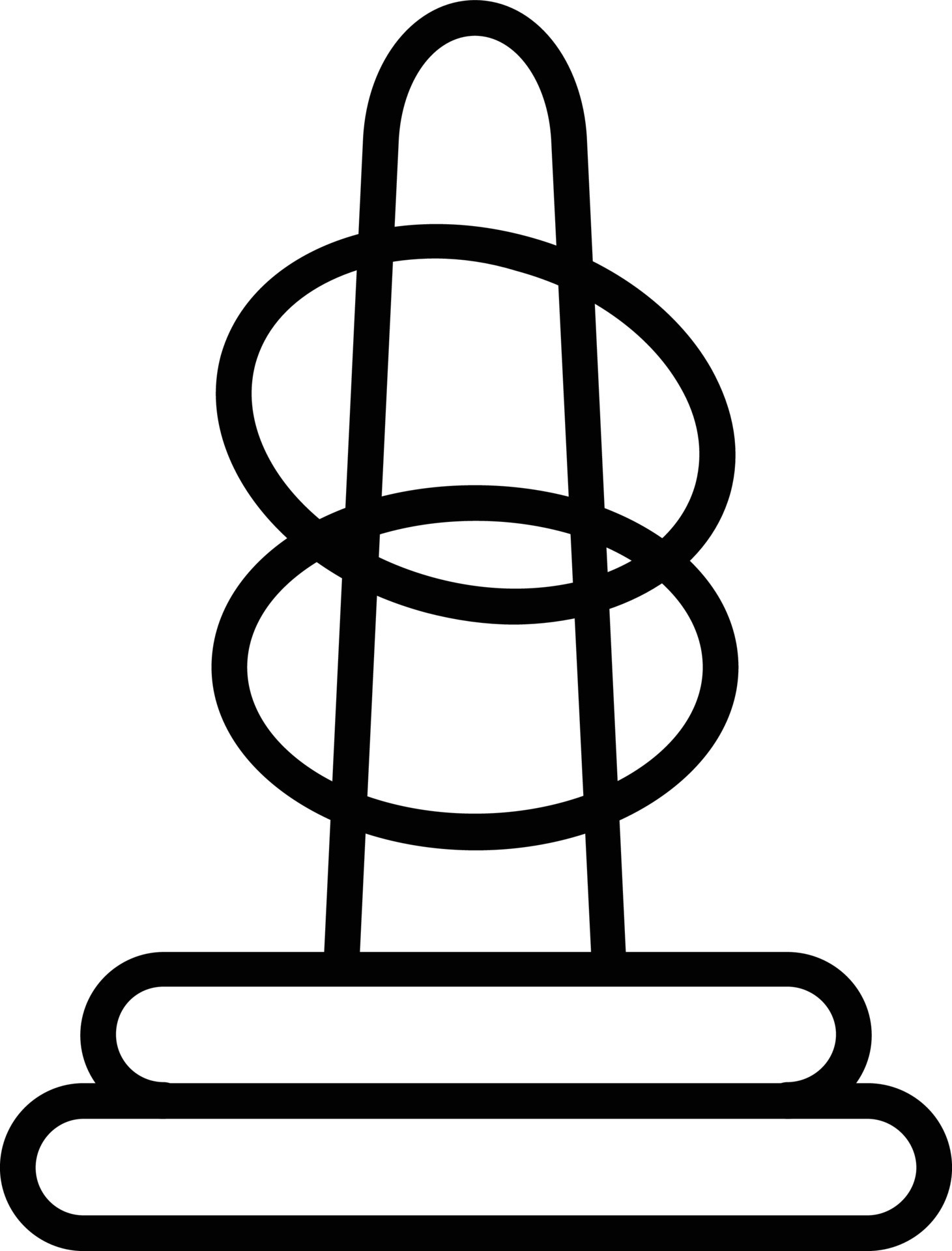 Ring Toss Vector Line Icon 8899413 Vector Art at Vecteezy