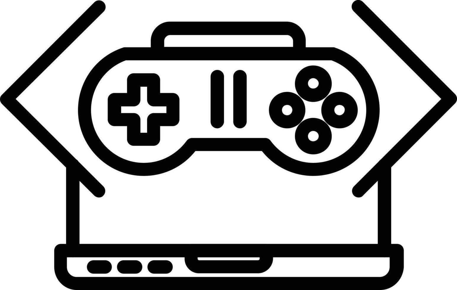 Game Development Vector Line Icon