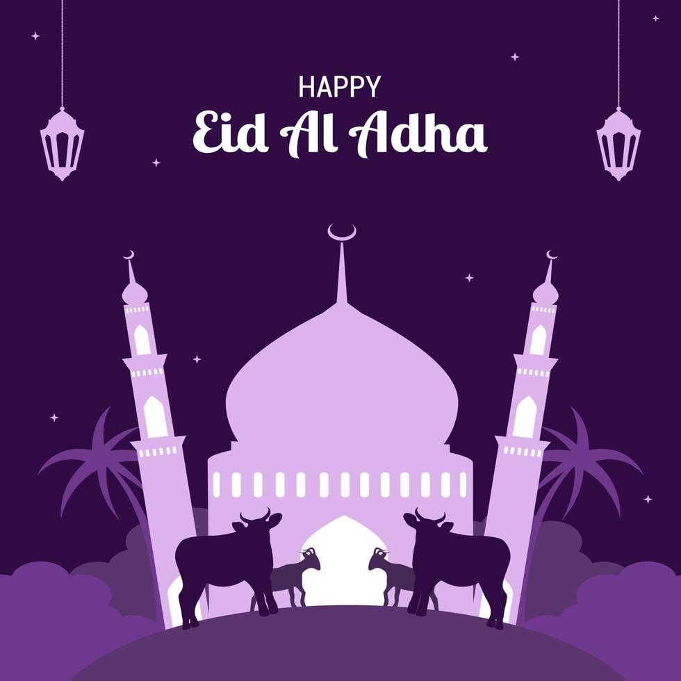 Happy eid al adha vector