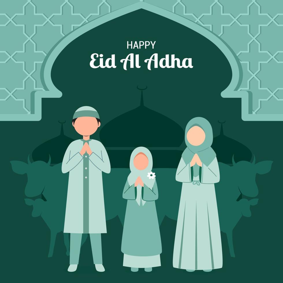 Happy eid Al adha vector