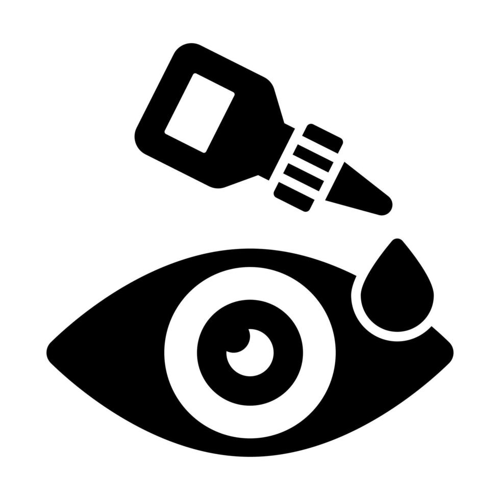 eye drop Modern concepts design, vector illustration