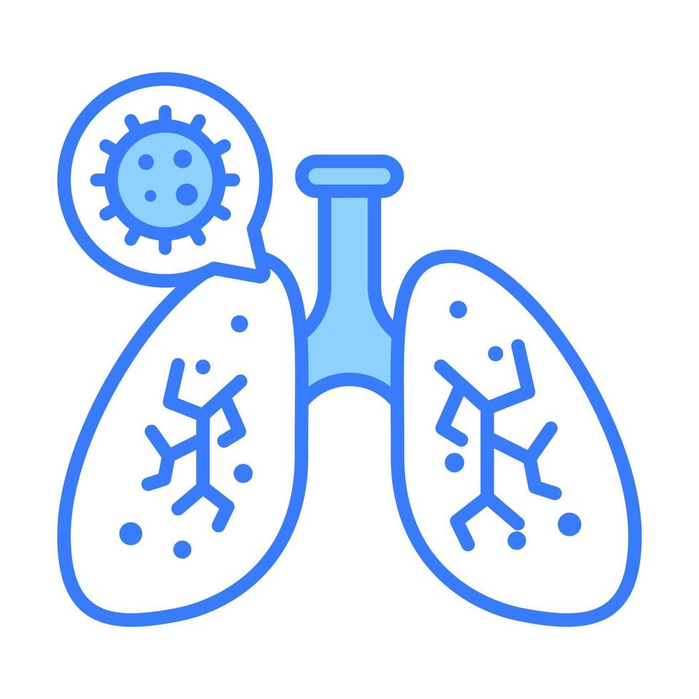 lungs Modern concepts design, vector illustration