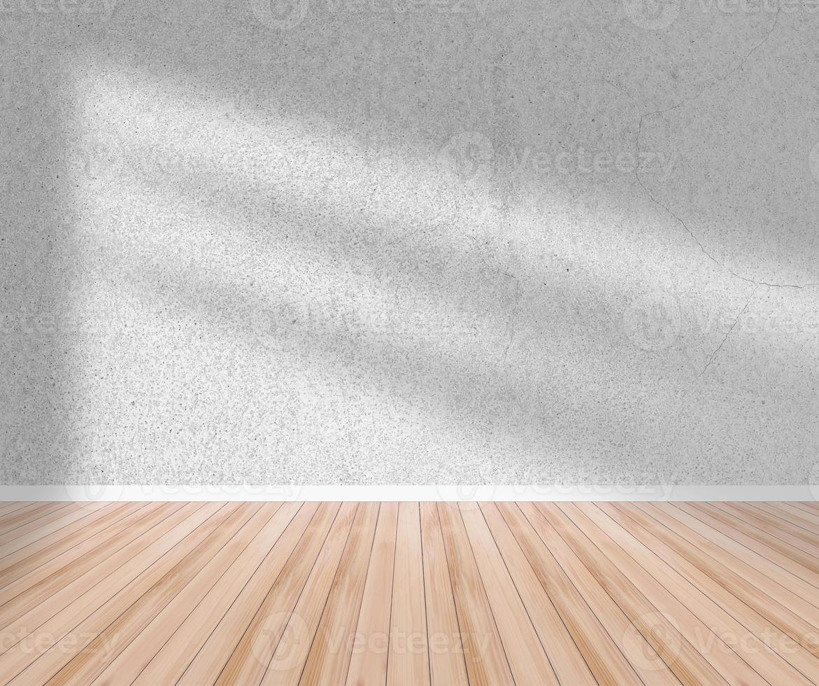 cement room background and wooden floor light and shadow decoration abstract wallpaper backdrop photo