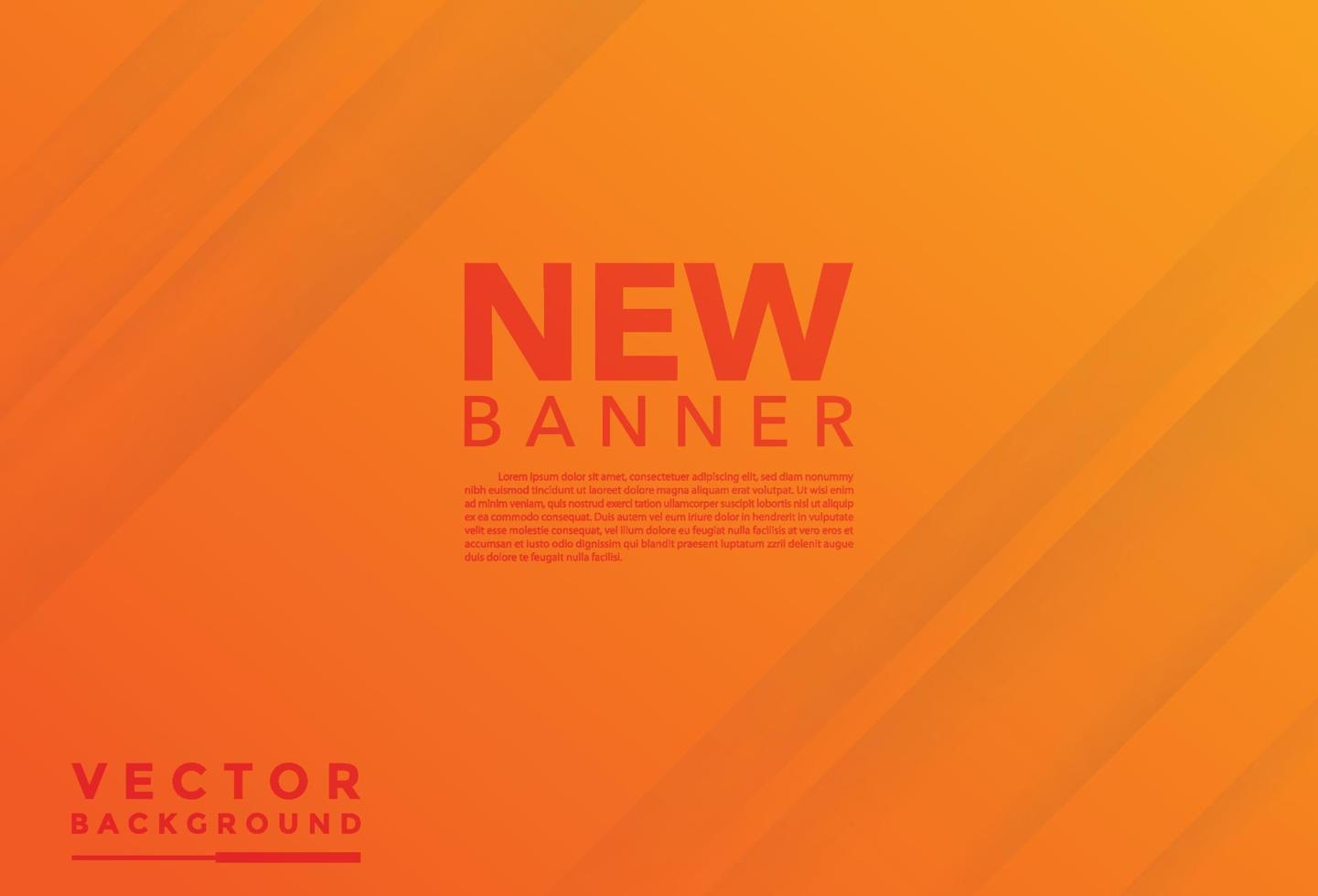 Orange background vector illustration lighting effect graphic for text and message board design infographic.