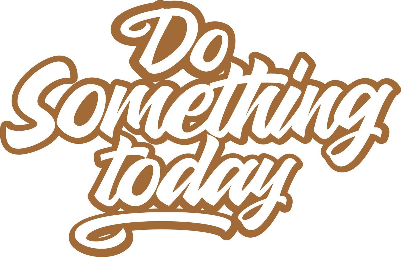 do something typography white version for design vector