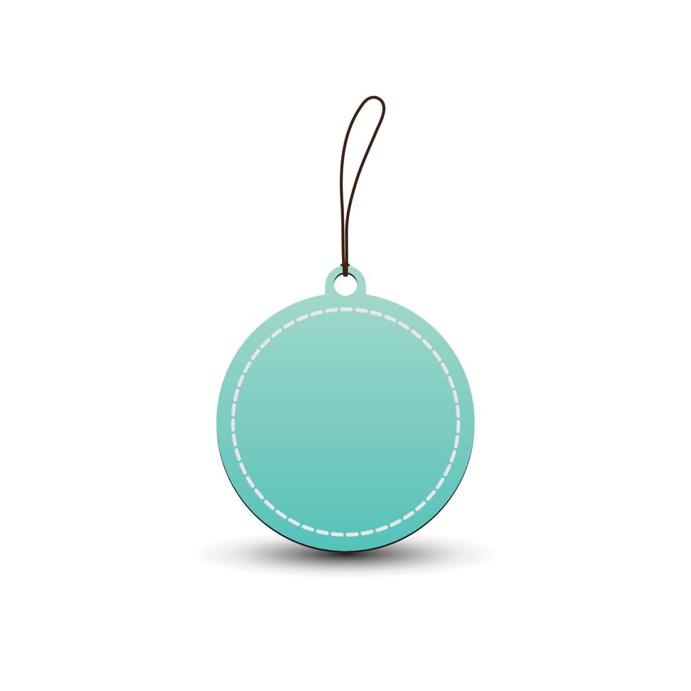 Price tag on white background. vector