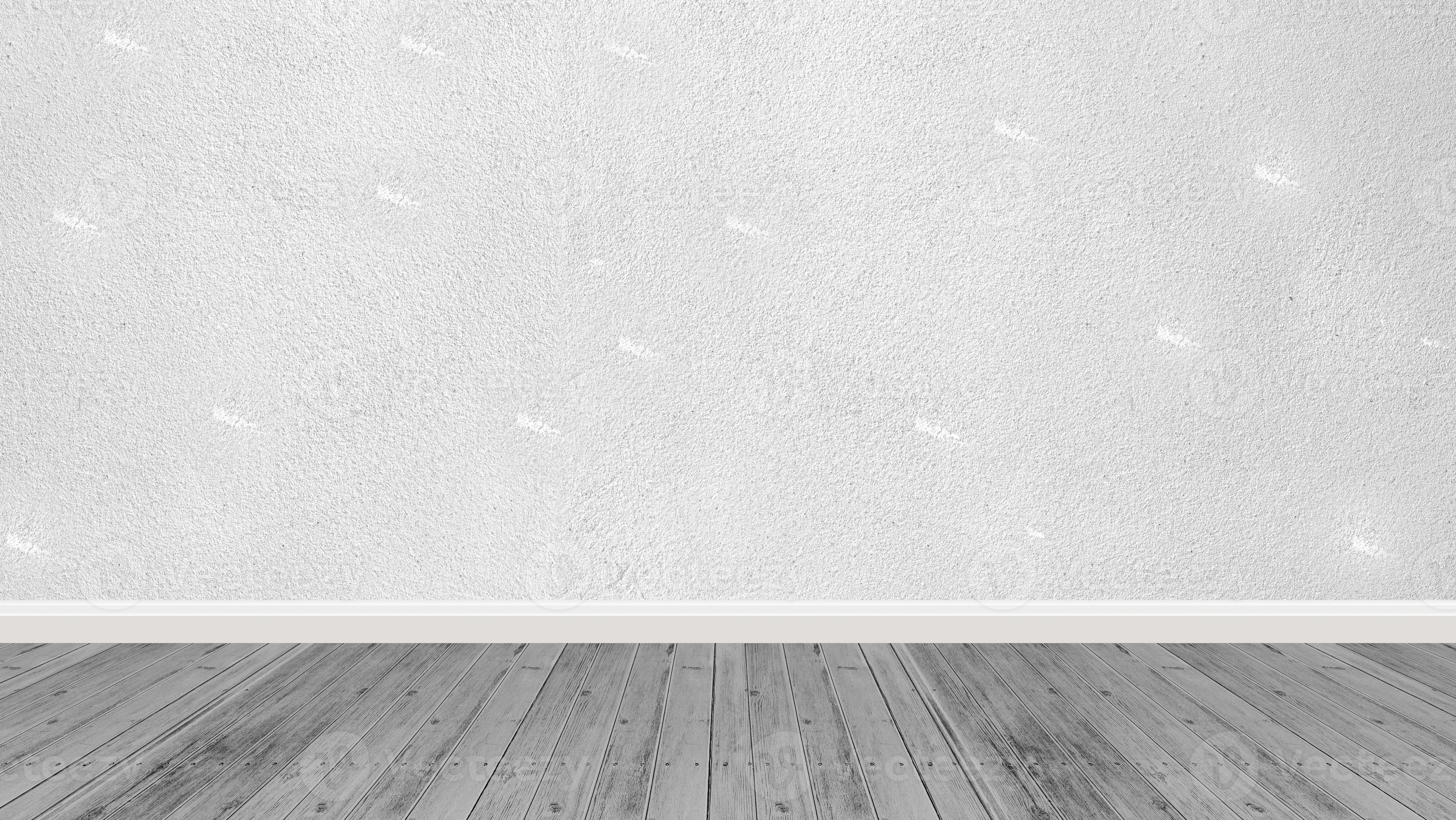 brown wooden floor and cement wall decoration design room background
