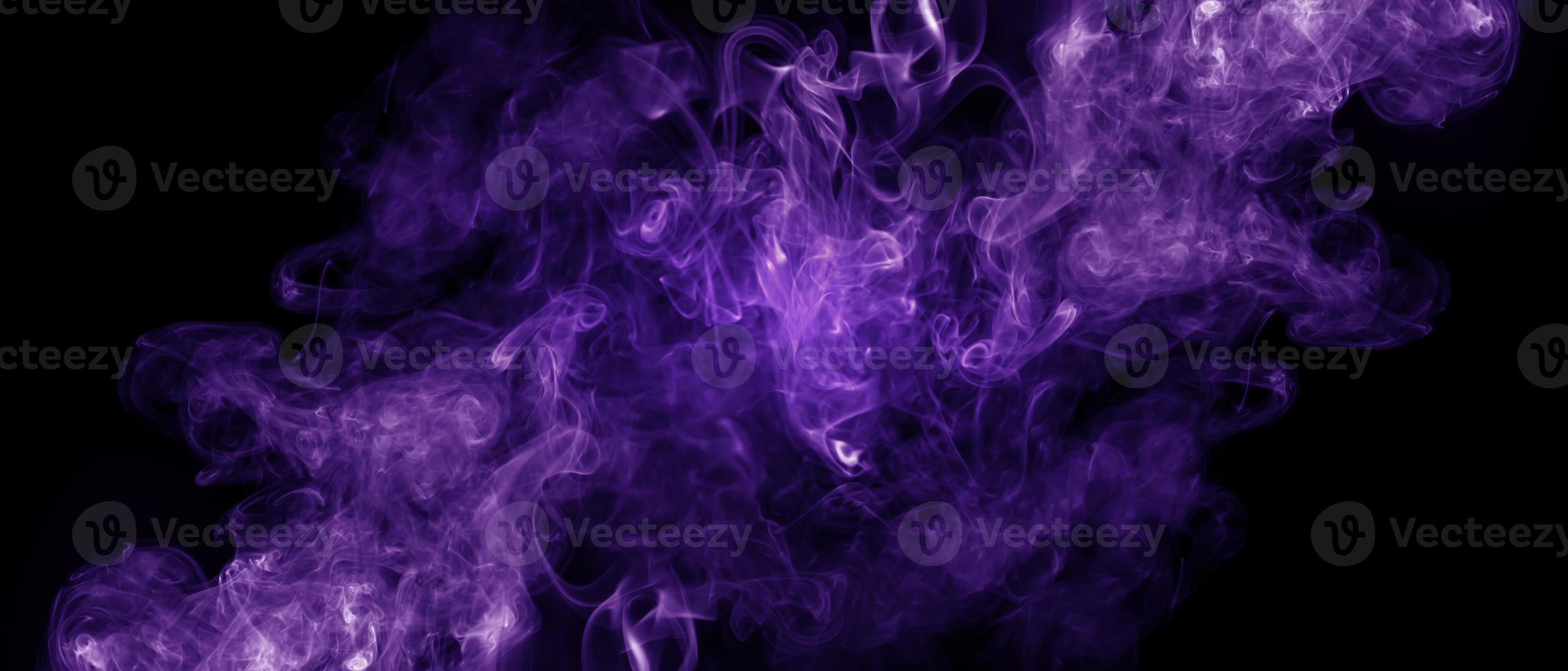 Purple smoke abstract background photo