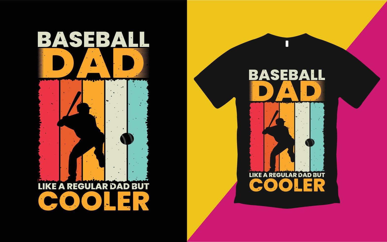 Creative Baseball T-Shirt Template vector