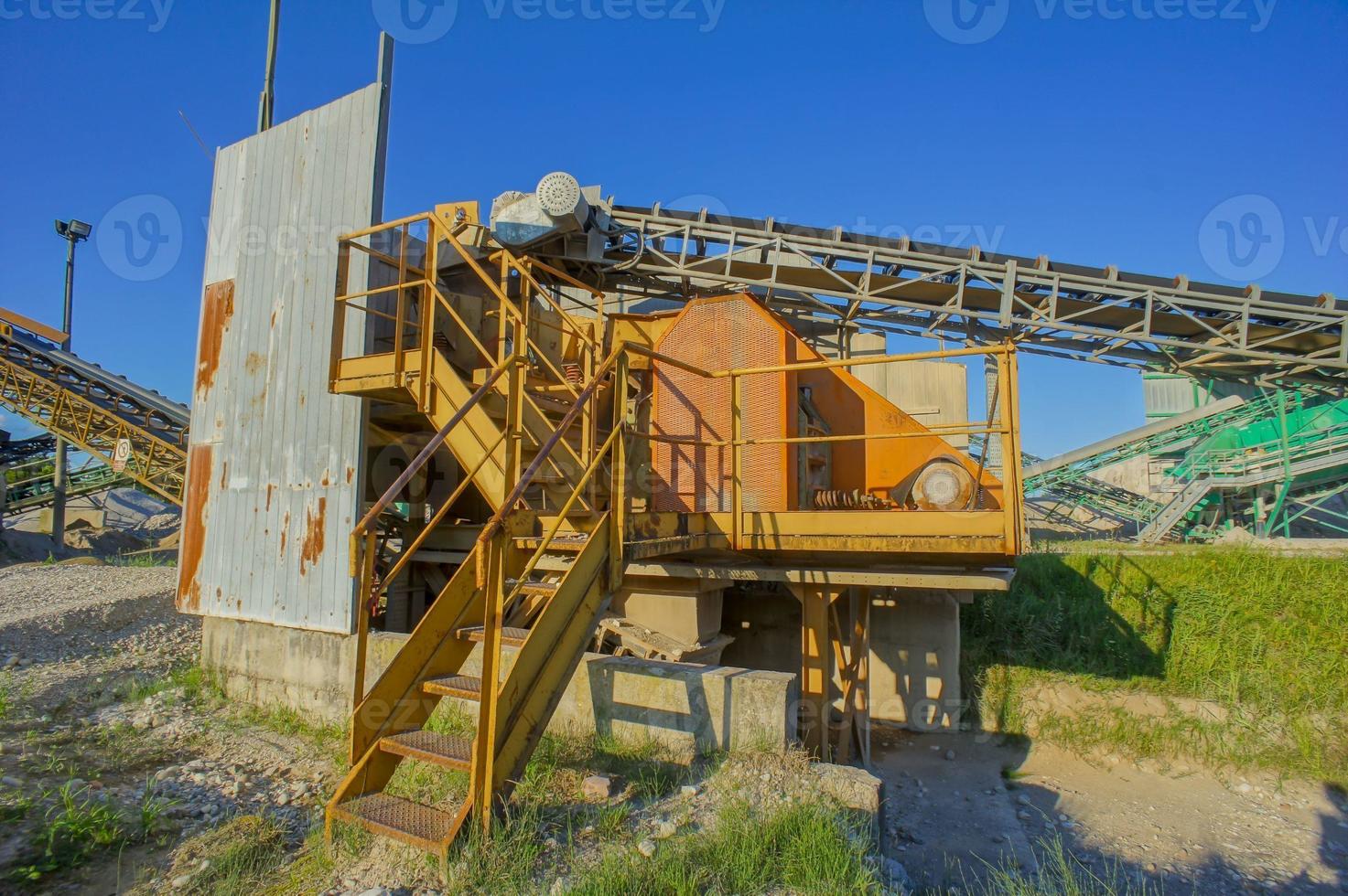 Industrial Gravel Quarry photo