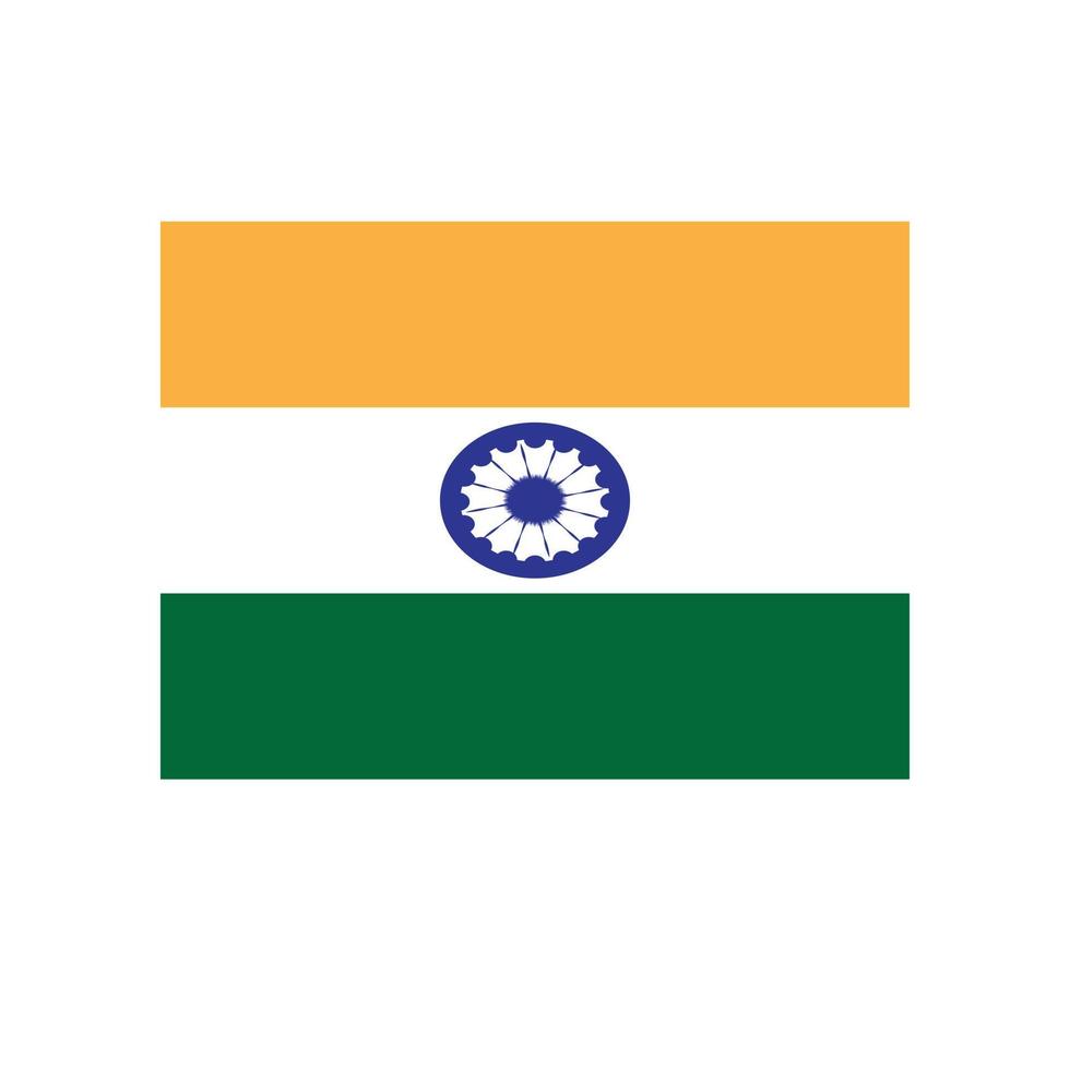diseño de vector de bandera nacional india