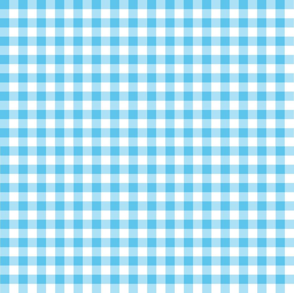 Gingham blue and white seamless pattern.Checkered tablecloth texture.Squares or rhombus wallpaper for fabric or paper.Textile background.Vector illustration.Oktoberfest concept.Flat design.Graphic. vector