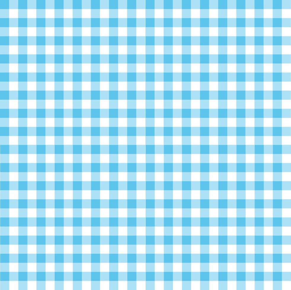 Gingham blue and white seamless pattern.Checkered tablecloth texture.Squares or rhombus wallpaper for fabric or paper.Textile background.Vector illustration.Oktoberfest concept.Flat design.Graphic. vector