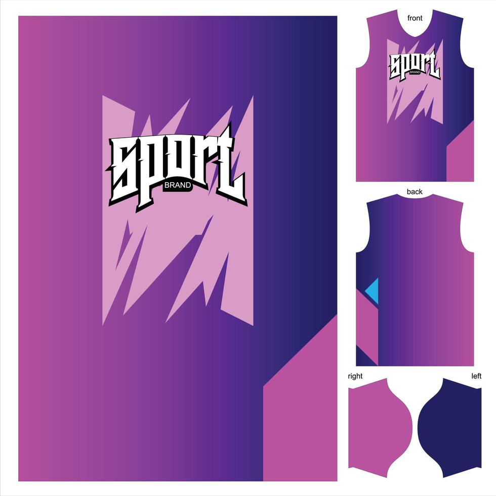 diseño de patrón de jersey de camiseta abstracto listo para imprimir para fútbol, fútbol, esport, carreras, deportes de ciclismo listos para imprimir prendas de tela vector