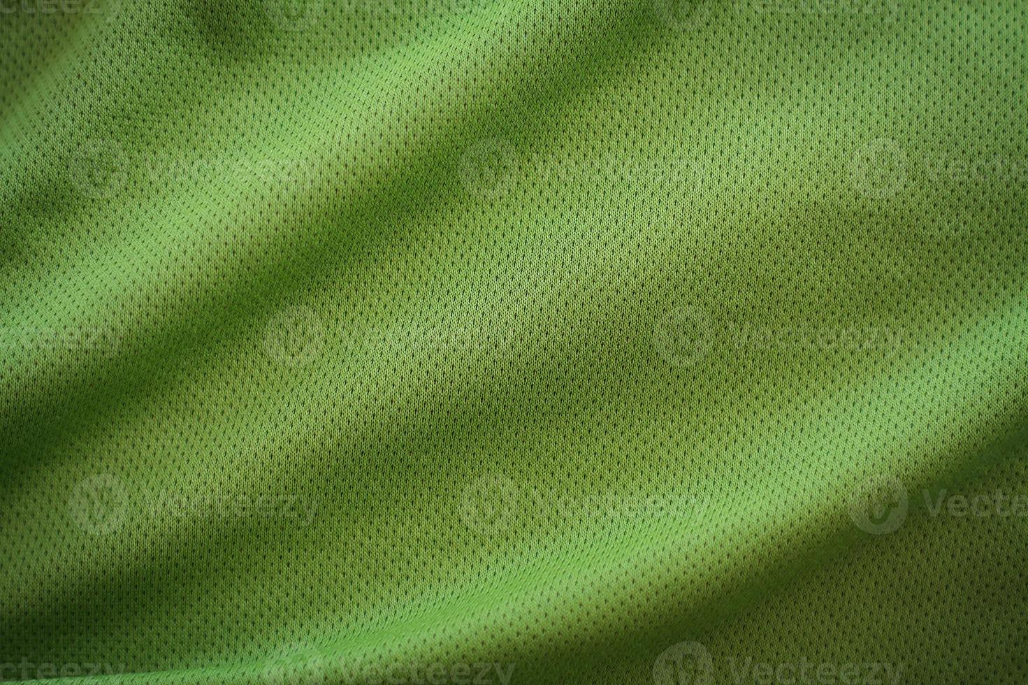 crumpled green fabric texture background photo