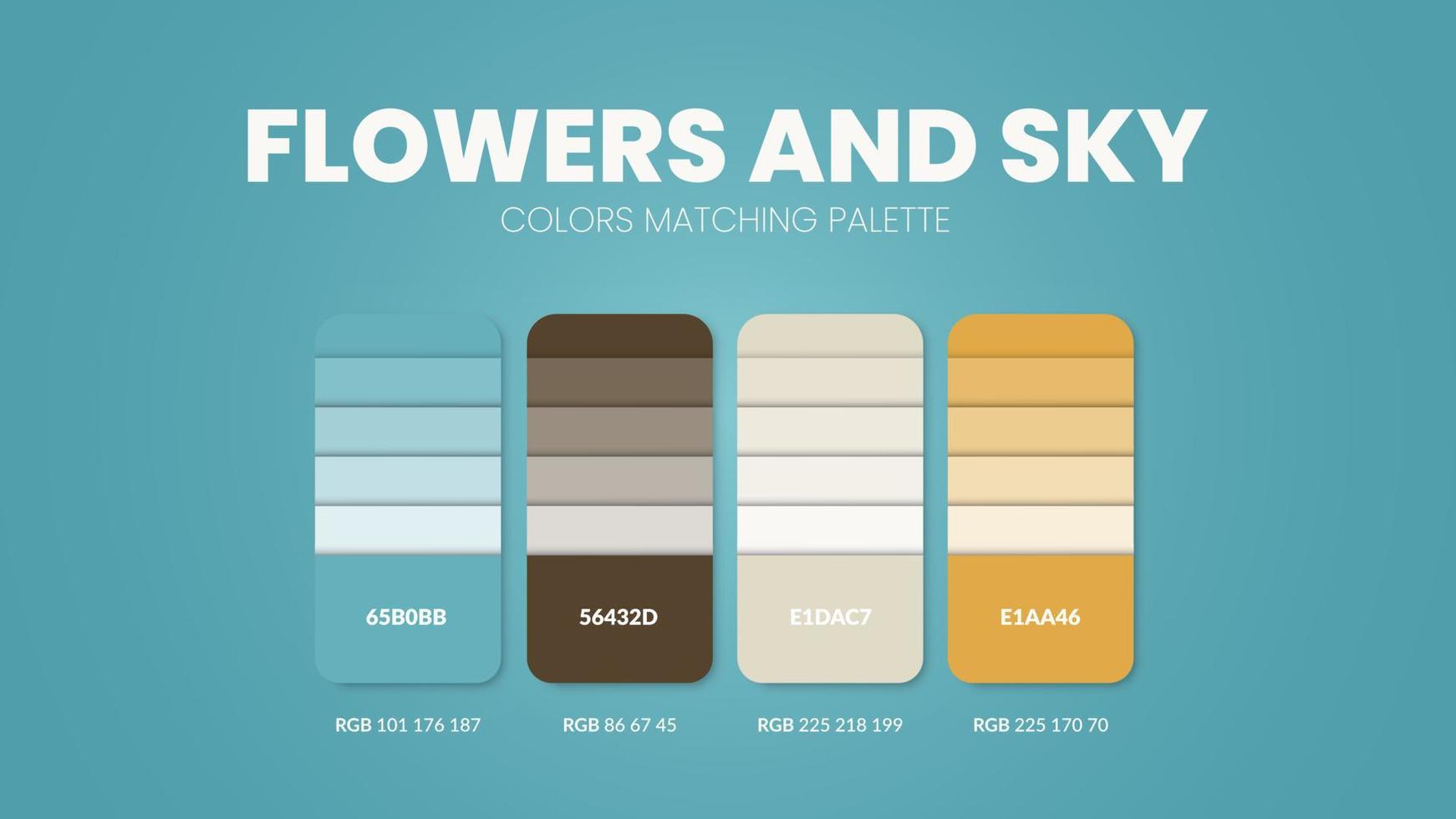 Flower tone colour schemes ideas.Color palettes are trends combinations and palette guides this year, a table color shades in RGB or  HEX. A color swatch for a spring fashion, home, or interior design vector