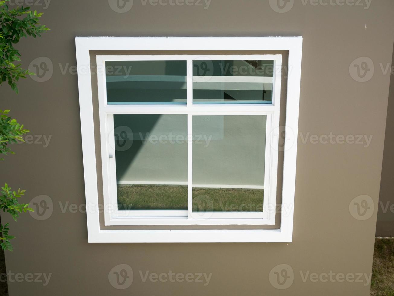 New house with window frame photo