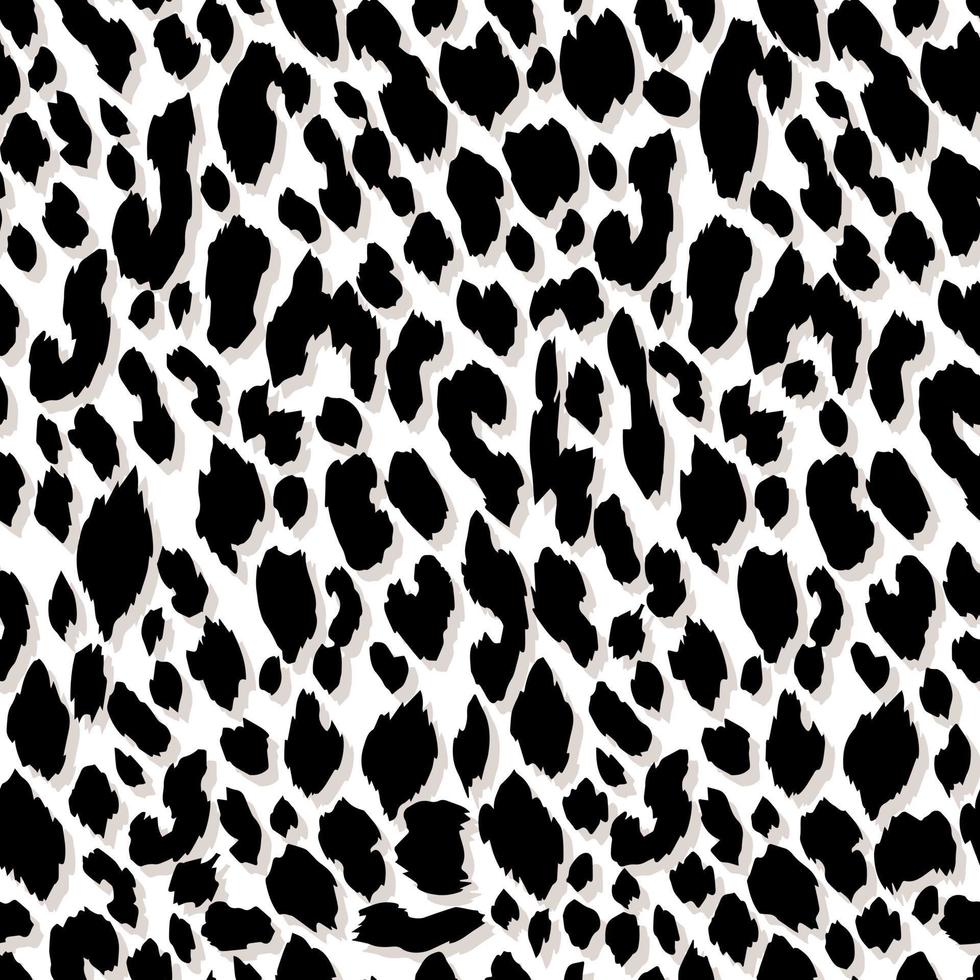 Abstract leopard skin vector seamles pattern.  irregular brush spots and  backgrounds. Abstract wild animal skin print. Simple irregular geometric design.