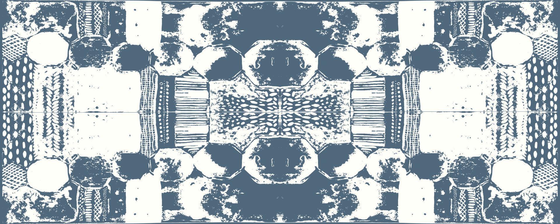 fractal with abstract spots vector pattern