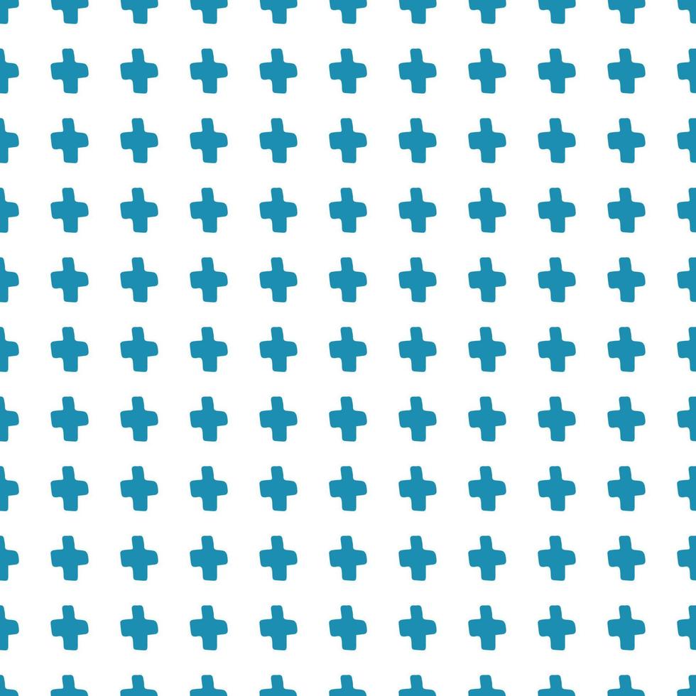 crosses abstract geometric vector seamless pattern pluses