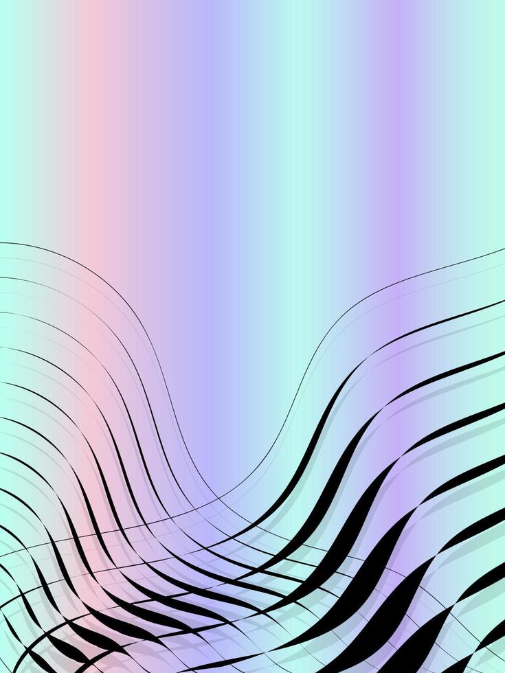 laser background gradient with graphic waves lines vector digital pattern for business