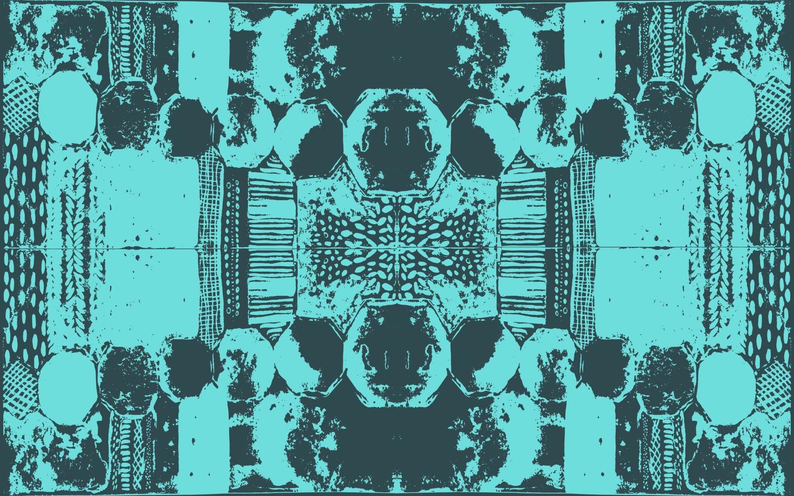 fractal with abstract spots vector pattern